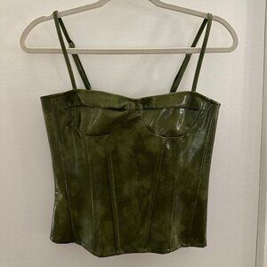 PLT Green Going Out Top